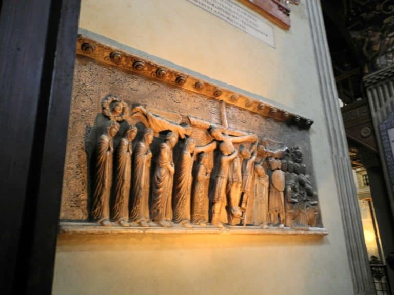 Parma – cathedral, sculpture, Mar.2016 (Emilia Romagna)