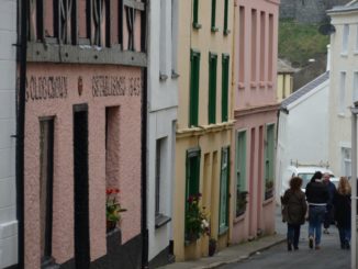 Isle of Man, Laxey – helmets, May 2014