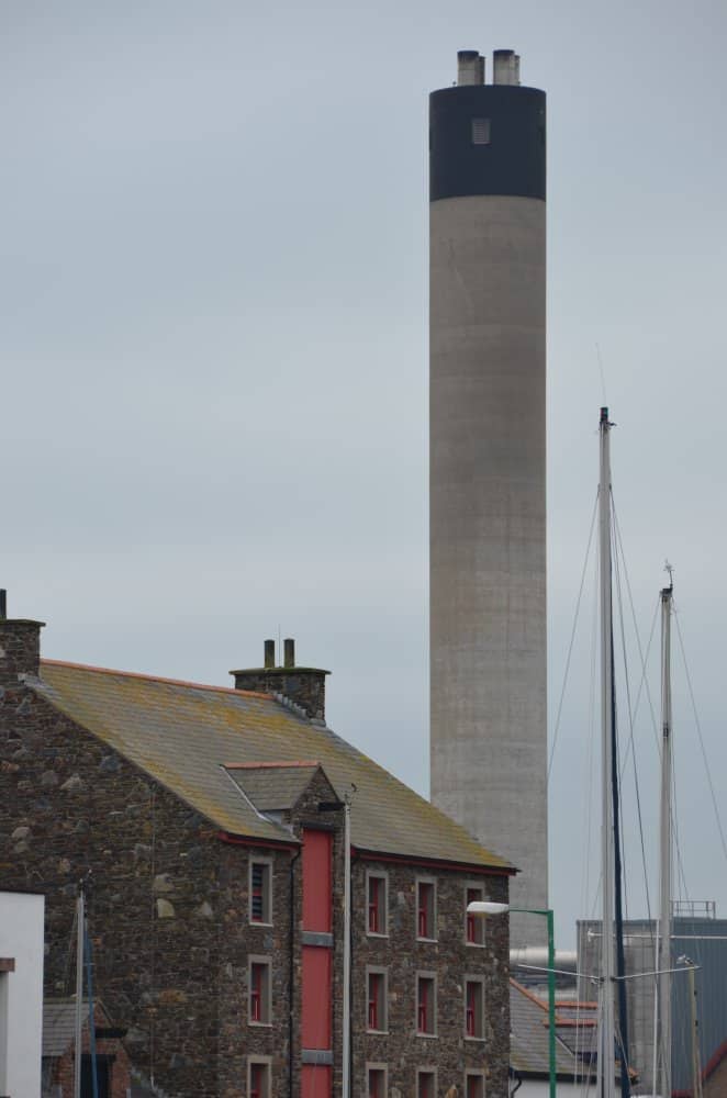 Isle of Man, Peel – chimney, May, 2014 (Isla de Man)
