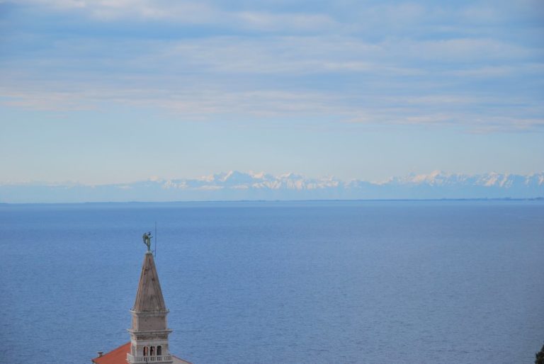 Slovenia, Piran – spire, Feb. 2014 (Piran)