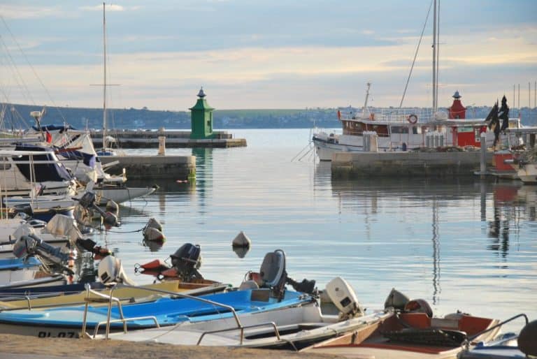 Slovenia, Pirano – barche, feb, 2014 (Piran)