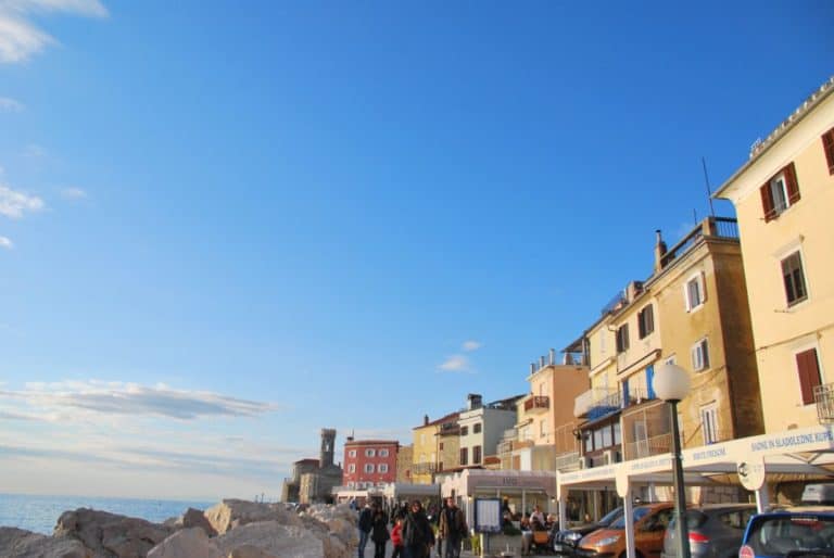 Slovenia, Pirano – cielo azzurro, feb, 2014 (Piran)