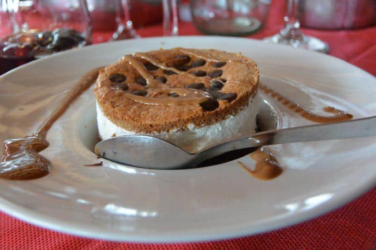 ポルト・チェザレオ、Almanegra restaurant－デザート 2017年10月 (プーリア州)