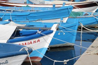 Porto Cesareo – reflection of a boat, Oct.2017