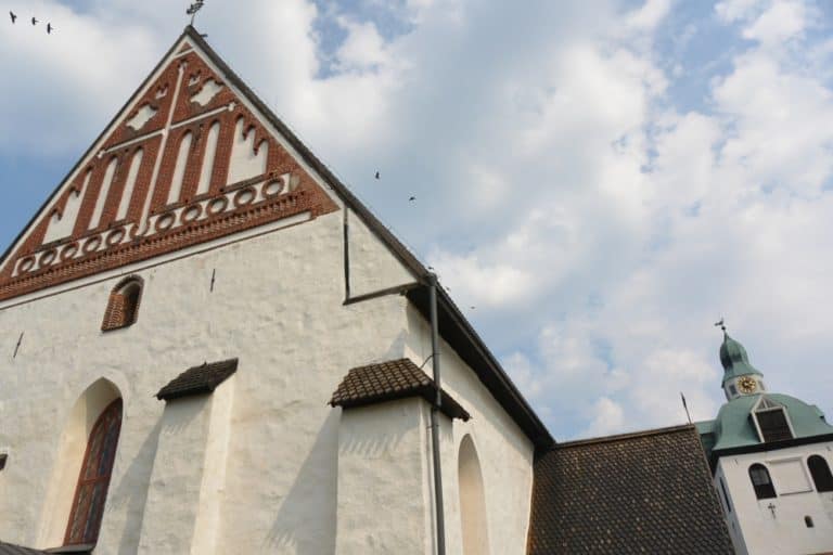 old town – pattern on the church, Aug.2015 (Porvoo)