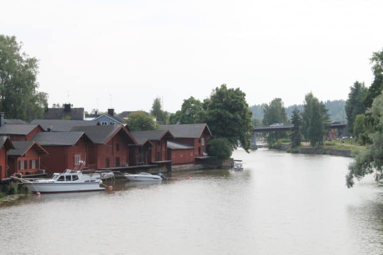 on the river – view, Aug.2015 (Porvoo)