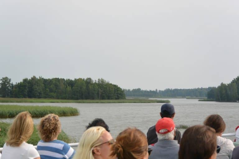 on the river – people on the boat, Aug.2015 (Porvoo)