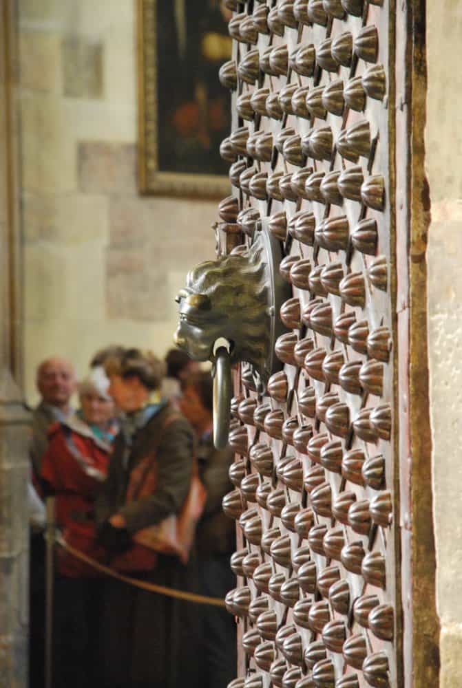 Czech, Prague – elaborate door, Sept.2013 (Praga)