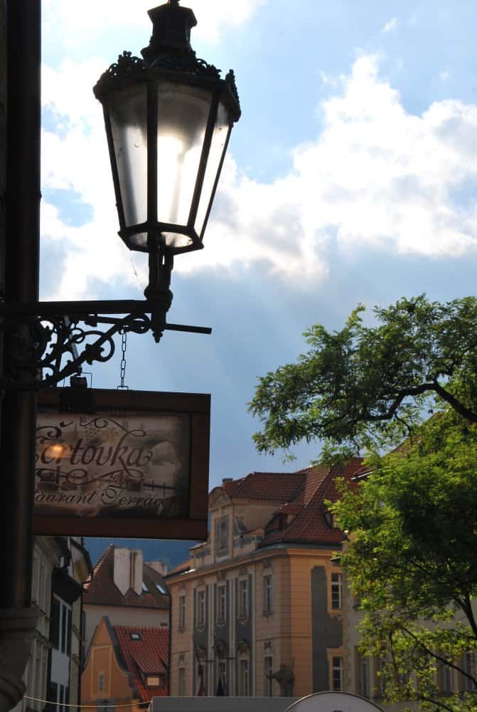 Czech, Prague – street lamp, Sept.2013 (Praga)