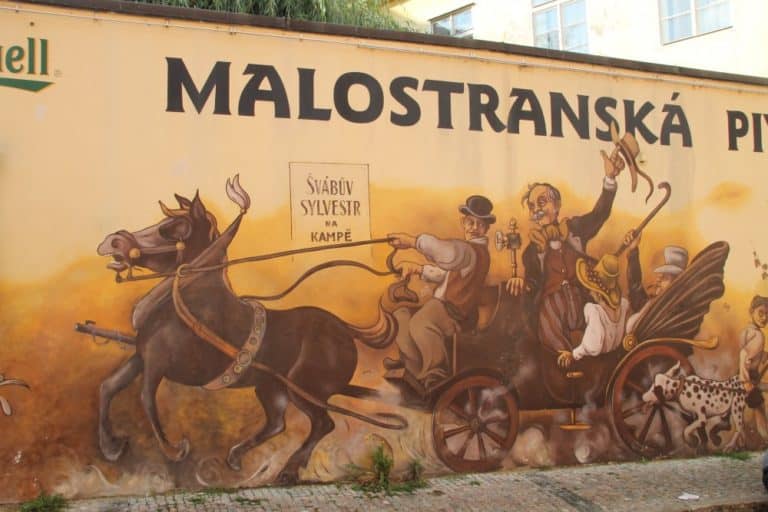 Czech, Prague – picture on wall, Sept.2013 (Praga)