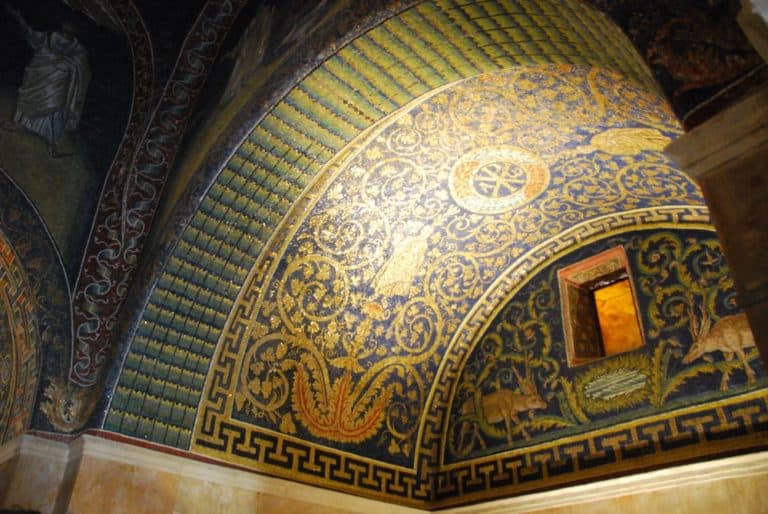 Mausoleo di Galla Placidia – interno 5, Feb.2015 (Ravenna)