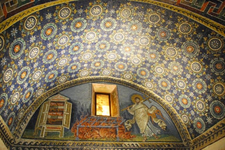 Mausoleo di Galla Placidia – interno 2, Feb.2015 (Ravenna)