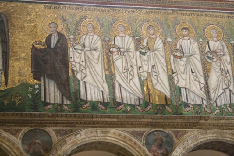 Basilica di S.Apollinare Nuovo – inside 2, Feb.2015 (Ravenna)