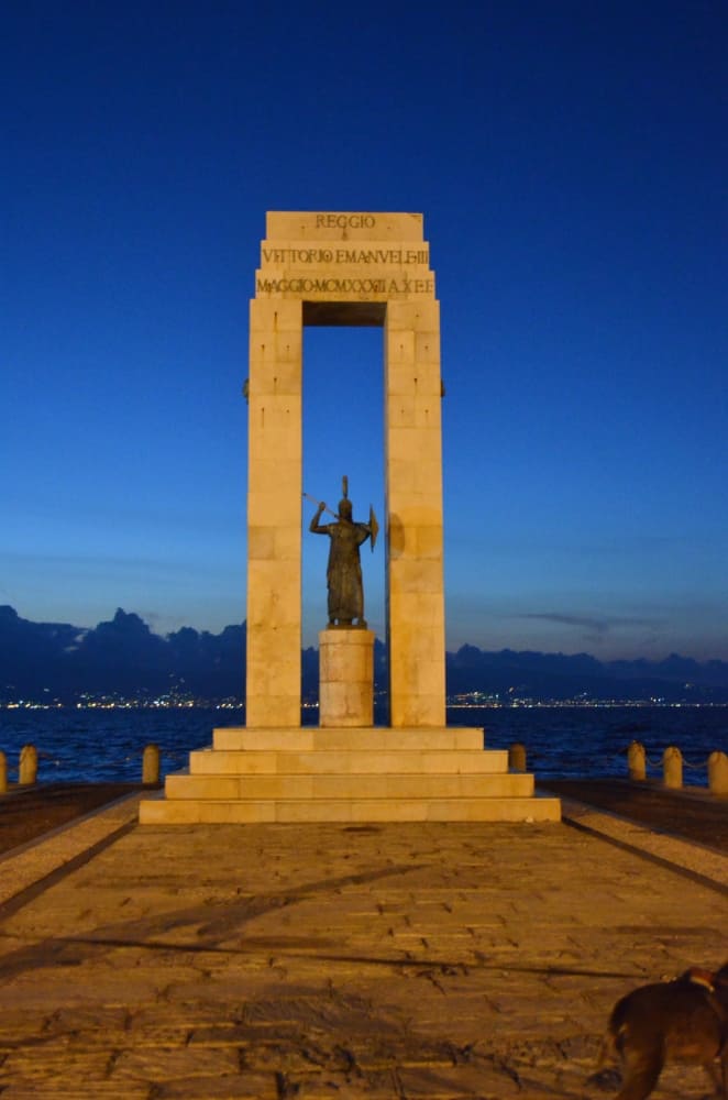Reggio di Calabria – statue of Athena, July 2015 (Calabria)