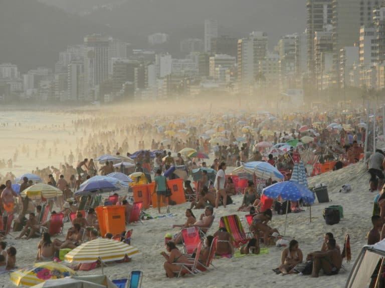 Ipanema – molte persone, Gen.2016 (Rio De Janeiro)