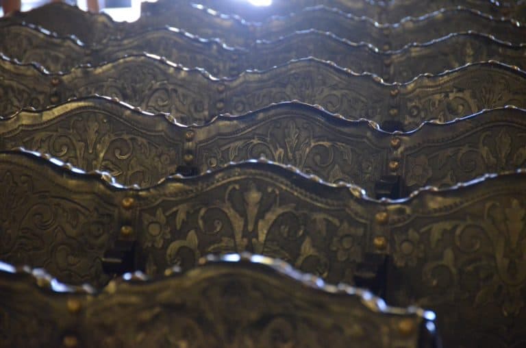 Candelaria Church – back of the seats, Jan.2016 (Río de Janeiro)