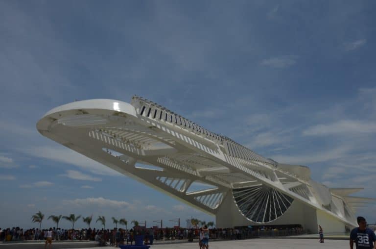 Un museo molto moderno a Rio De Janeiro