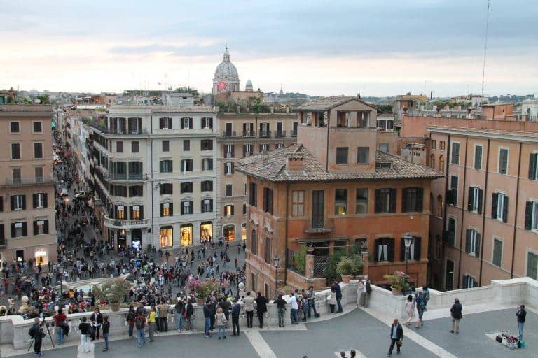 Rome, Spanish Steps – view, May 2017 (Rome)