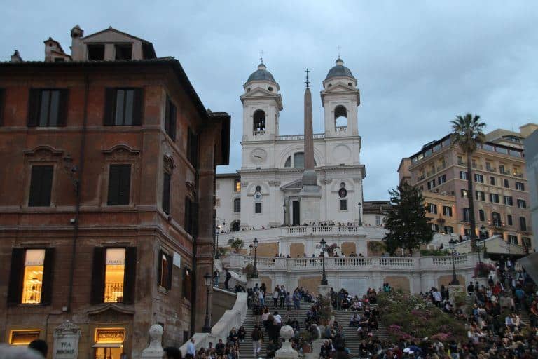 Rome, Spanish Steps – from the bottom, May 2017 (Rome)