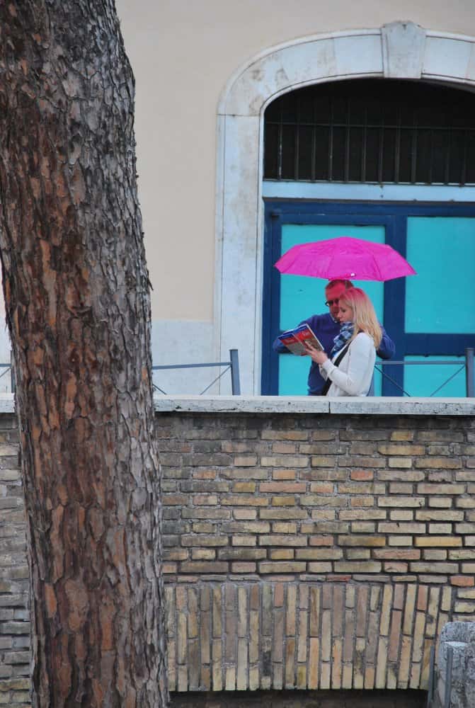 Italy, Rome – umbrella, Nov.2013 (Rome)