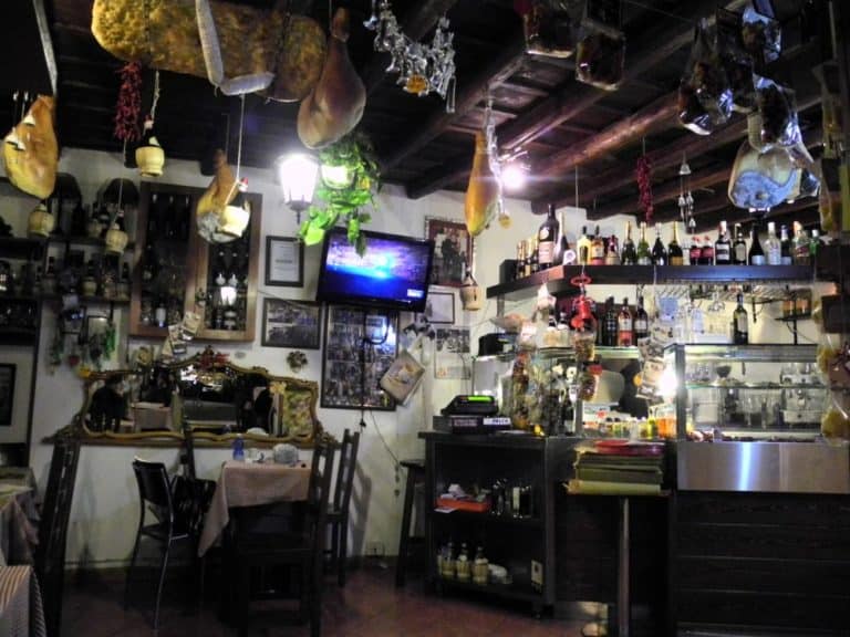 Italy, Rome – inside restaurant, Nov.2013 (Rome)