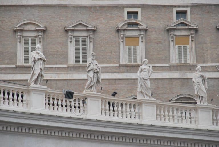 Italy, Rome – statues in Vatican, Nov.2013 (Rome)