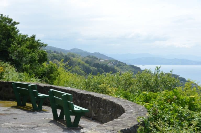 Spagna, San Sebastian – panchine con panorama, mag. 2014 (San Sebastian)