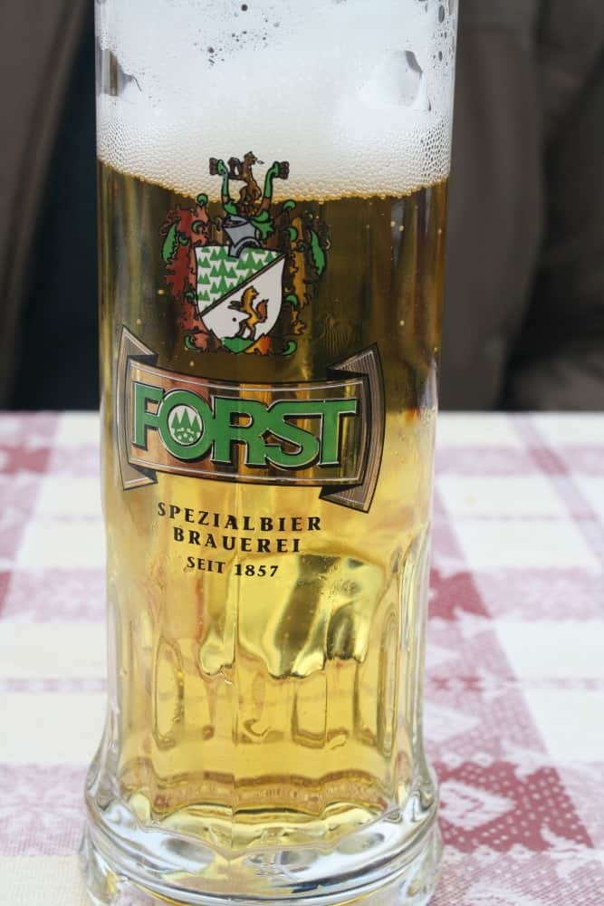 Italy, Santa Maddalena – beer, Oct.2014 (South Tyrol)