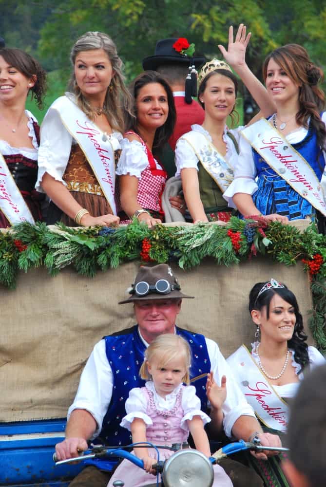 Italy, Santa Maddalena – parade, Oct.2014 (South Tyrol)