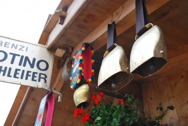 Italy, Santa Maddalena – cowbell, Oct.2014 (South Tyrol)
