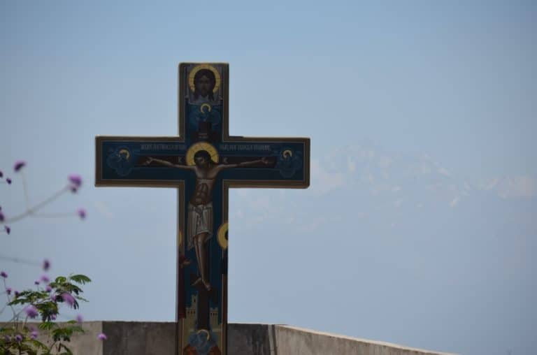 Collina di San Cristobal – croce, Dic.2015 (Santiago)
