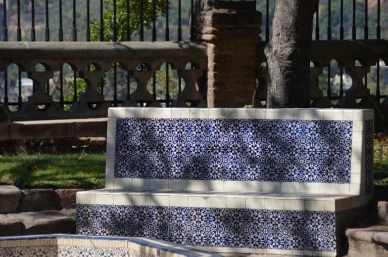 Santa Lucia hill – lovely bench, Dec.2015 (Santiago)