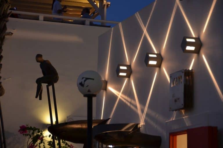 Greece, Santorini, Fira – shop lights, Aug.2013 (Santorini)