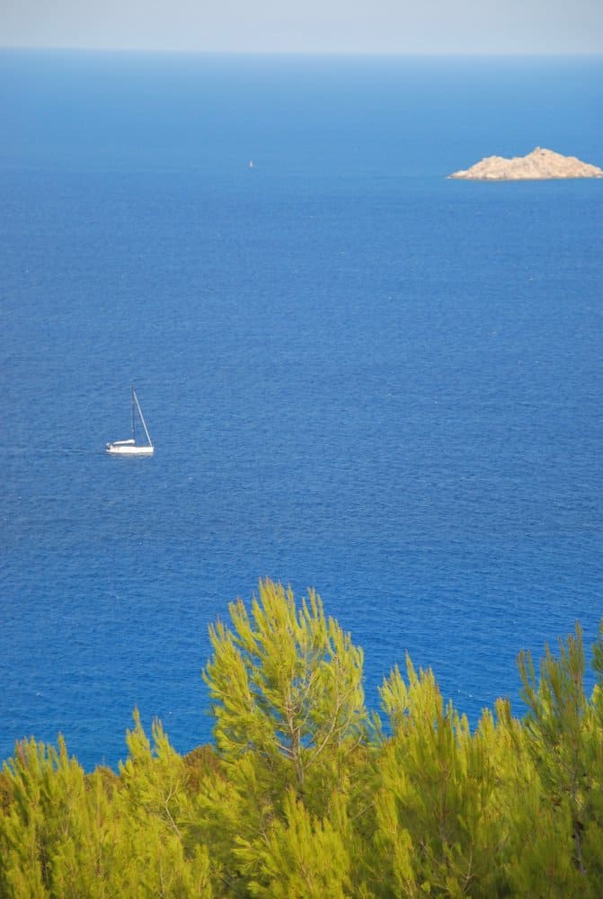 Italia, Sardegna, Costa Rei – mare e alberi, 2010 (Sardegna)