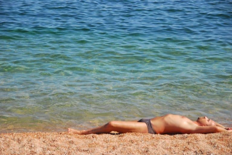 Italia, Sardegna, Orosei – prendere il sole, 2010 (Sardegna)