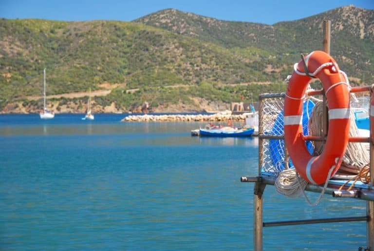 Italia, Sardegna, Costa del Sud – salvagente, 2010 (Sardegna)