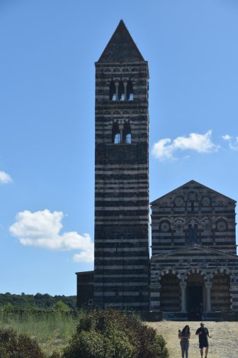 Italy-Sardinia-Codrongianos-Basilica di Saccargia-bell tower