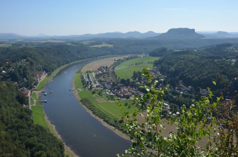 Bastei – view with Elbe, Aug.2015