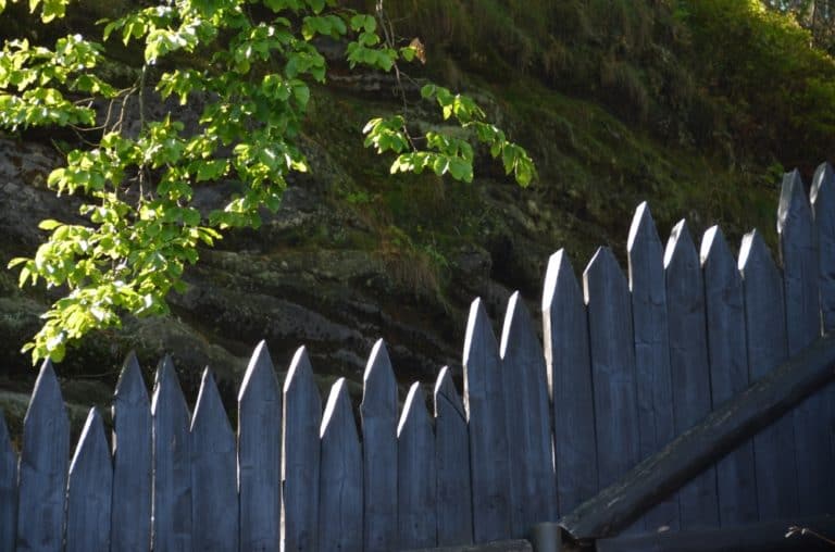 Bastei – wooden fence, Aug.2015