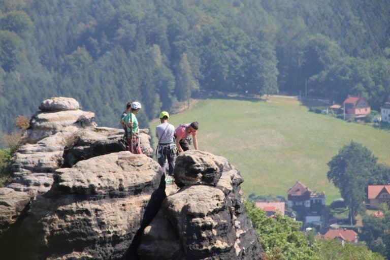 Bastei – persone e vista, Agosto 2015