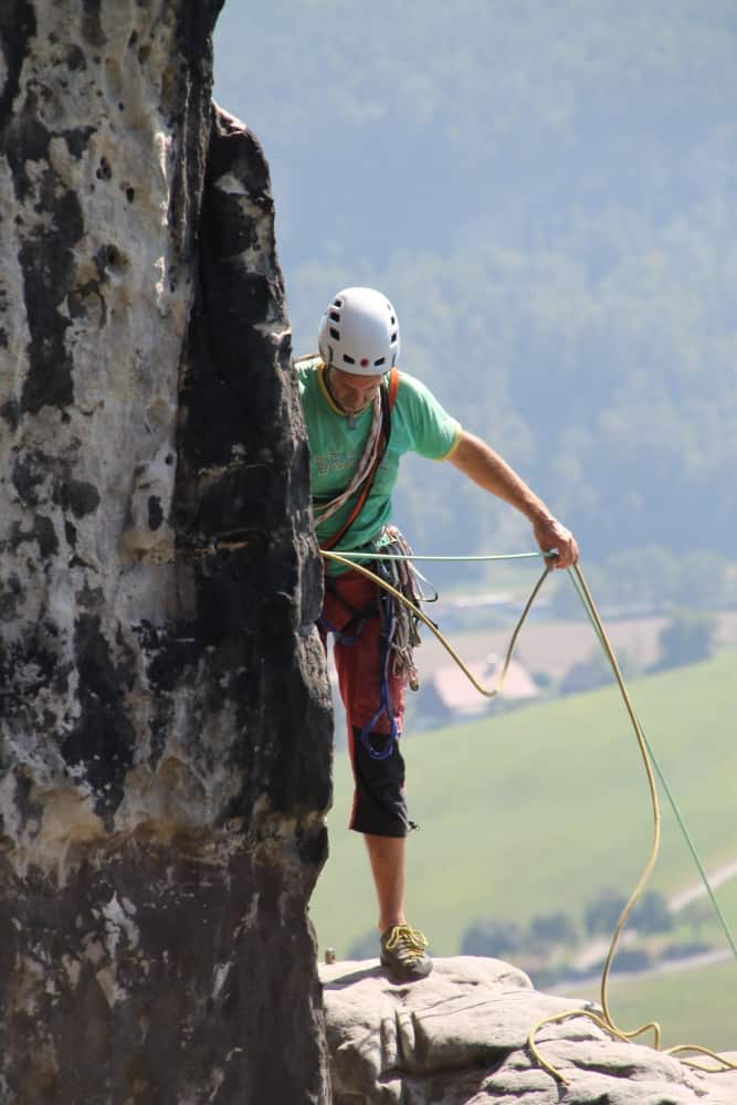 Bastei – rock climber, Aug.2015