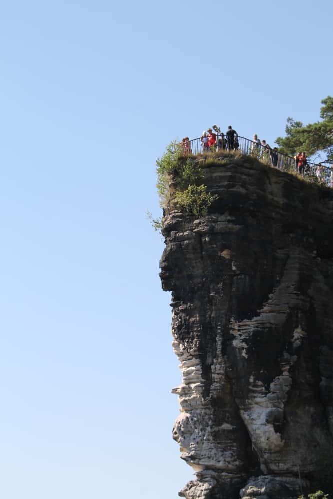 Bastei – persone salite lì sopra, Agosto 2015