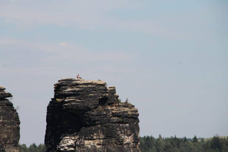 Bastei – riposando sulla roccia, Agosto 2015