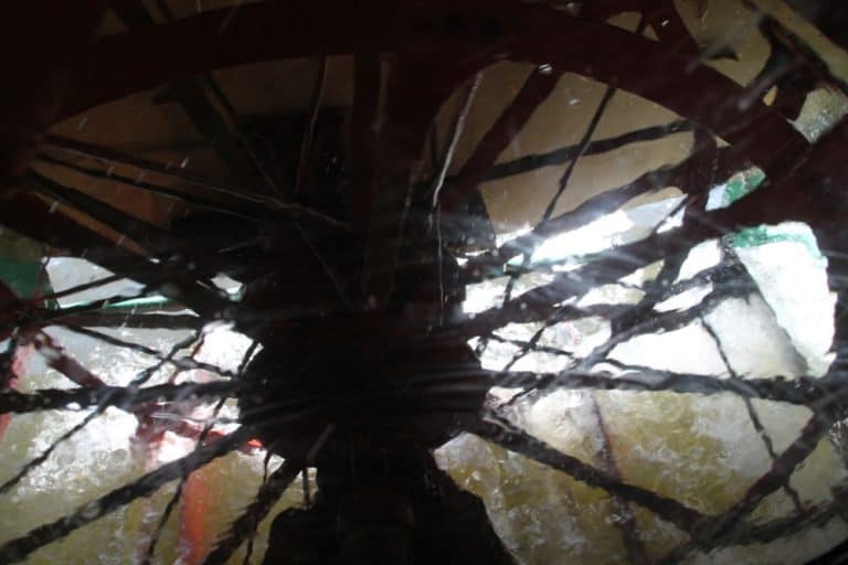 on Elbe – waterwheel, Aug.2015