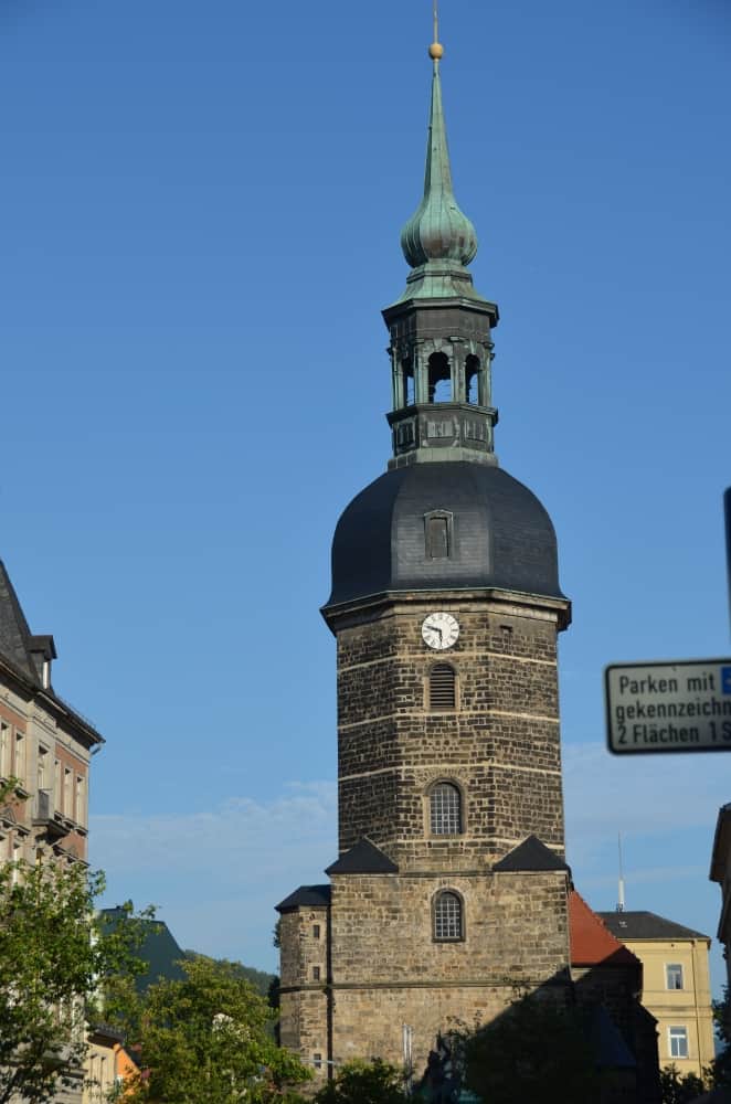 Bad Schandau – edificio alto, Agosto 2015