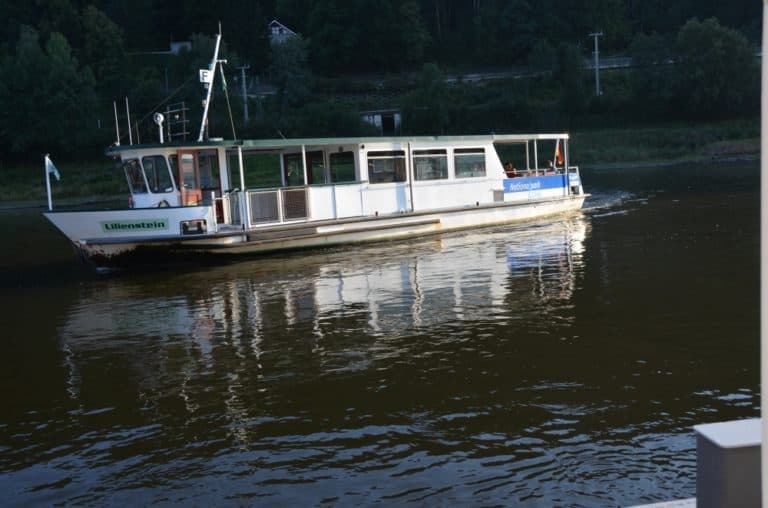 Bad Schandau – ferry, Aug.2015