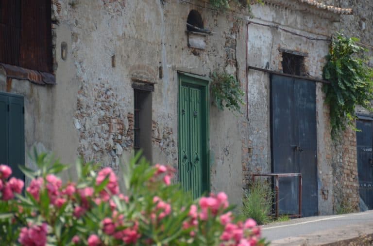 Scilla – doors and flowers, July 2015 (Calabria)