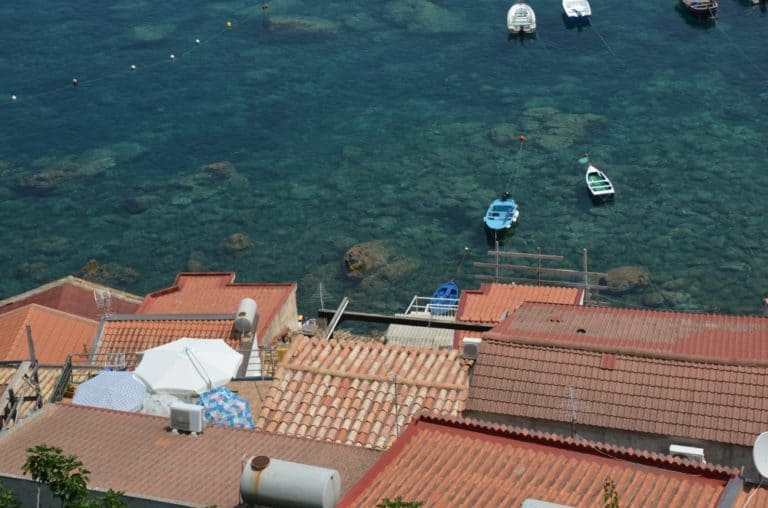 Scilla – looking down, July 2015 (Calabria)
