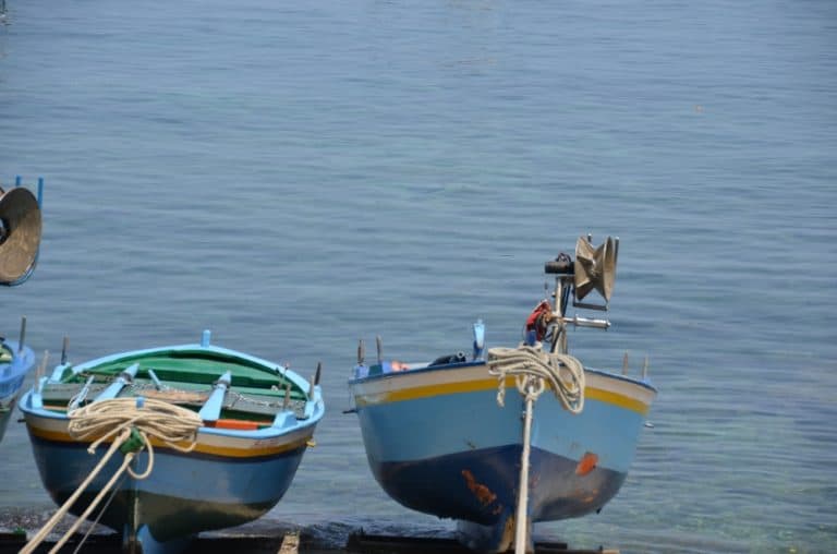 Scilla – two boats, July 2015 (Calabria)