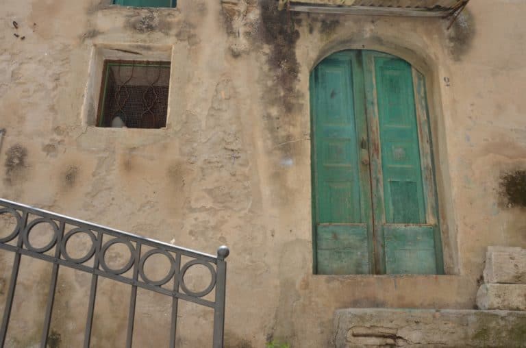 Scilla – old green door, July 2015 (Calabria)